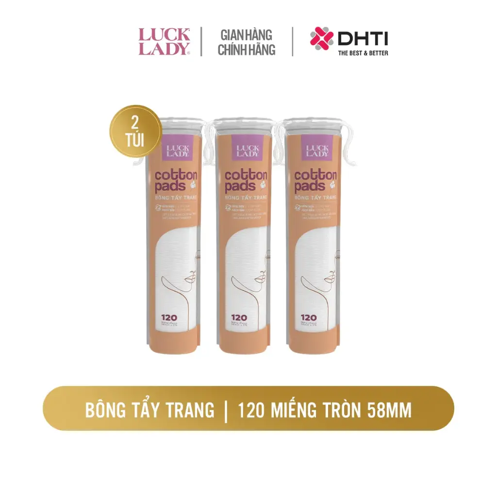 Combo 3 túi BTT 120 miếng tròn 58mm